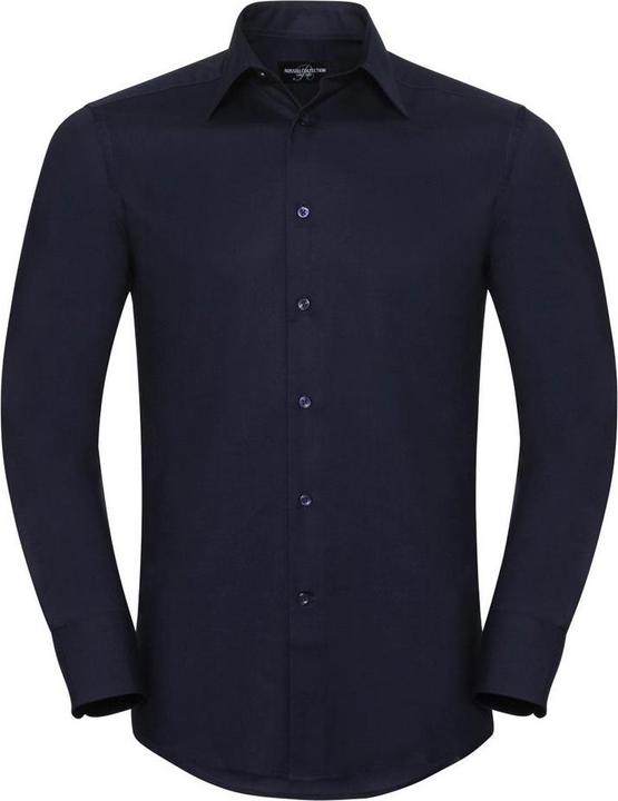 Russell Collection Oxford Hemd Langarm pflegeleicht