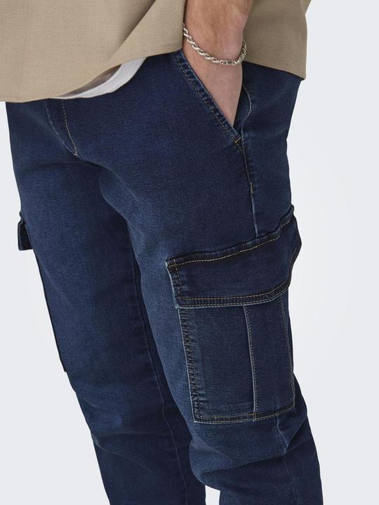 Actual product image Only & Sons ONSWEFT REG. CASE DB JOG 7403 PIM DNM BF Slim Fit Jeans (36)