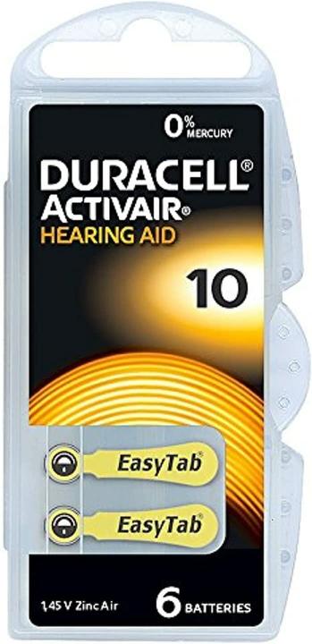 Produktbild Duracell Activair 10 (6 Stk., Gerätespezifisch, 90 mAh)
