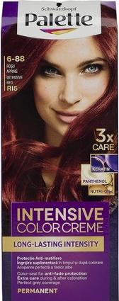 Palette Intensive Color Cream Permanent Hair Dye Bright Red