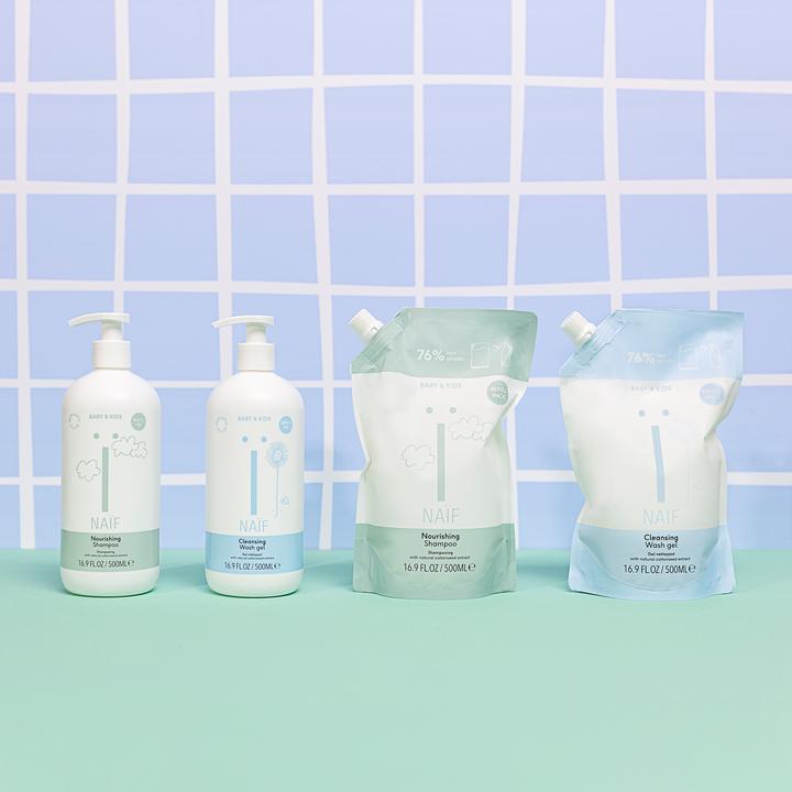 Actual product image Naïf Baby & Kids Cleansing Wash Gel Refill