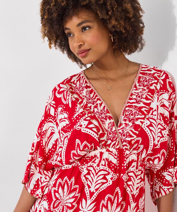 Image du produit Joe Browns Batwing Sleeve Wrap Front Tassel Tunic Dress (44)