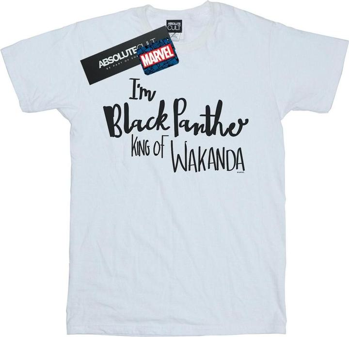 Actual product image Mens I Am Black Panther T-Shirt (XL)