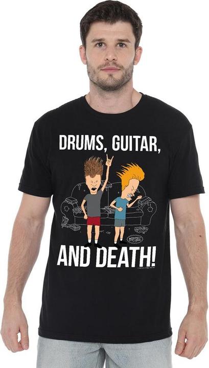 Produktbild Universal Textiles Drums Guitar & Death TShirt (M)
