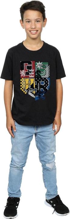 Produktbild Boys Hogwarts Houses Cotton T-Shirt (152, 158)