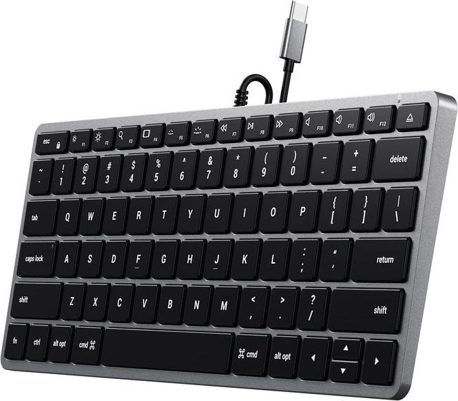 Actual product image Satechi Slim W1 - Keyboard - backlit (US, Cable)