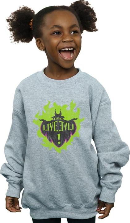 Actual product image Disney Girls The Descendants Maleficent Long Live Sweatshirt (128)
