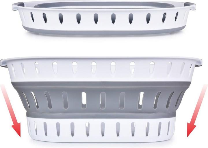 Actual product image König Design Laundry basket Foldable laundry bin Laundry box Laundry bin Storage basket 36 L (36 l)