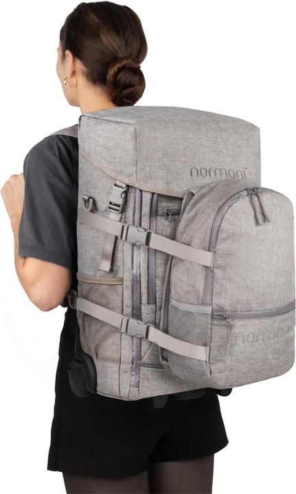Produktbild Normani Reisetasche mit Rucksack (5 l, Handgepäck (bis 50l))