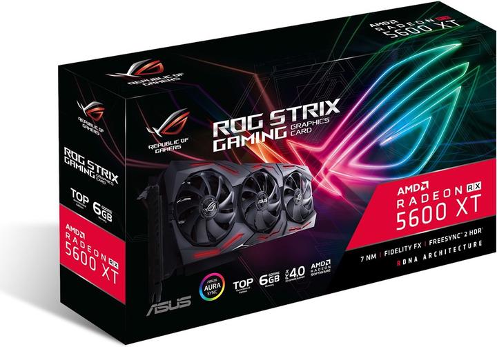 Produktbild ASUS Radeon ROG STRIX RX 5600XT T6G GAMING (6 GB)