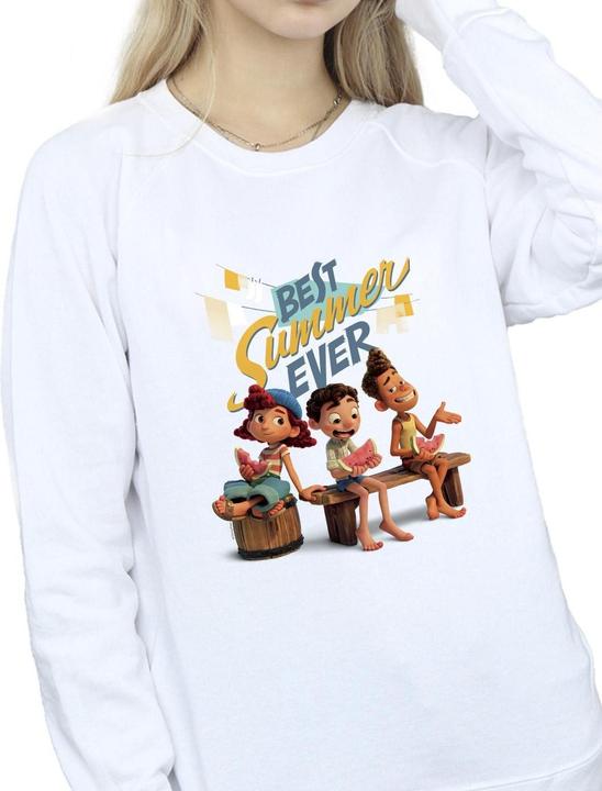 Actual product image Disney Womens/Ladies Luca Best Summer Ever Sweatshirt (XL)