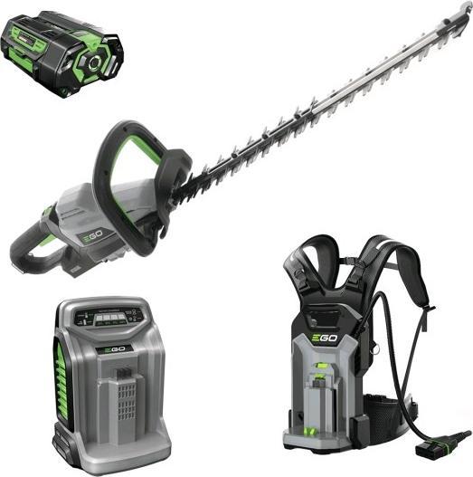 Image du produit EGO HTX 7500 Taille-haies à dos avec support de batterie BHX 1000 56V 5Ah (Taille-haies sans fil)