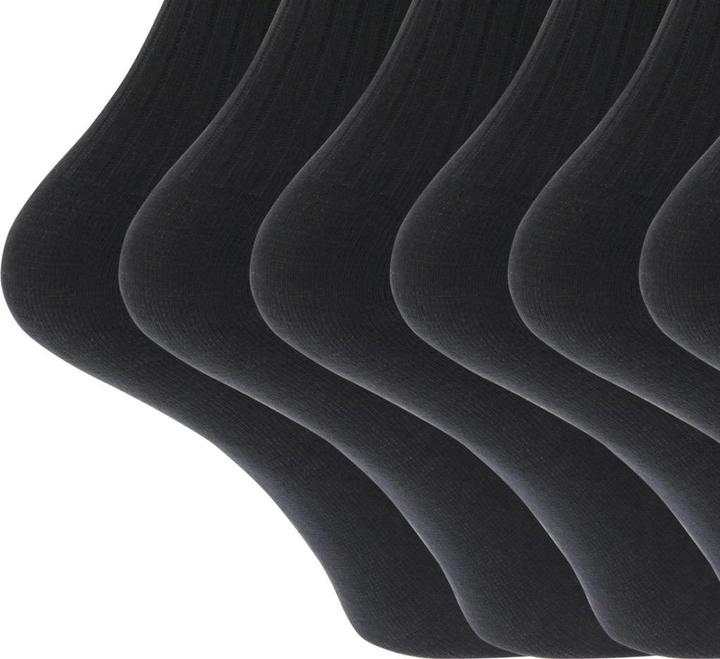 Actual product image Universal Textiles Socks Socks 100% cotton ribbed 6-pack (pack of 6, 39 - 45)