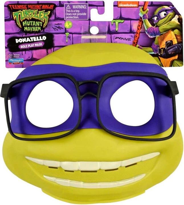 Rubies Teenage Mutant Ninja Turtles 83565 Mutant Mayhem Donatello Role Play Mask. Ideal Present for Boys 4