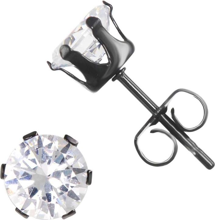 Produktbild Bijouteria Ohrstecker (Edelstahl, PVD Beschichtung, Zirkonia)