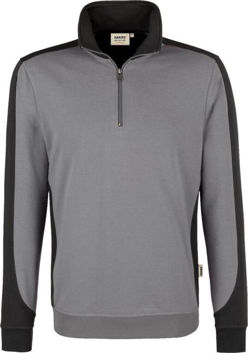 Hakro Zip-Sweatshirt Contrast MIKRALINAR®