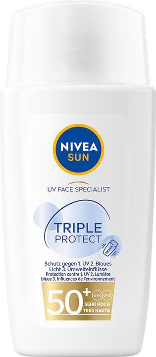 Produktbild NIVEA Sun Sun UV Face Triple Protect (Sonnencreme Gesicht, SPF 50, 40 ml, 62 g)