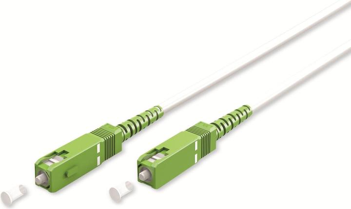 Actual product image Goobay Fibre optic cable FTTH, Singlemode OS2 White, white Simplex, 2 m (S/UTP, CAT6e, 2 m)
