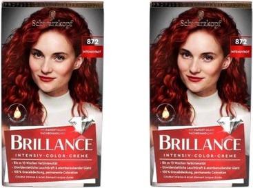 Actual product image Schwarzkopf Brillance Intensive Colour Cream 872 Intensive Red (872 Intensive red)