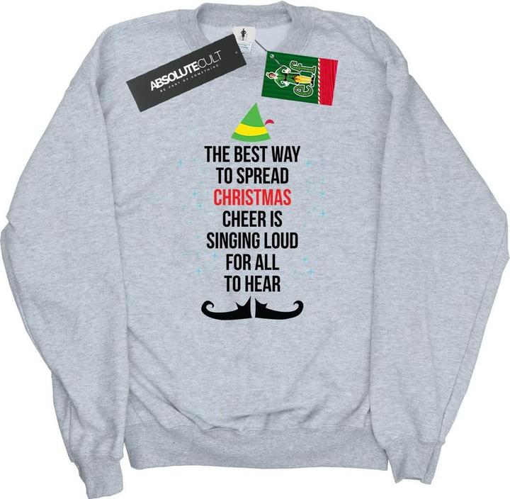 Produktbild Elf Christmas Cheer Text Sweatshirt (XL)