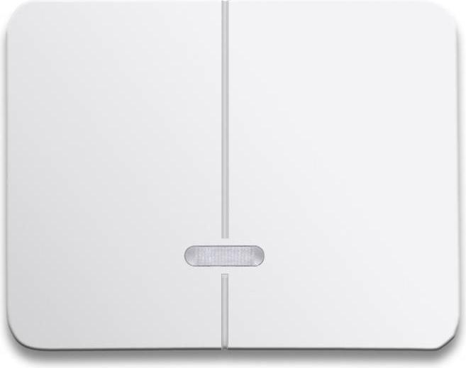 Produktbild Busch-Jaeger alpha nea Dimmer-Abdeckung 6545-24G für Memory-Serien alabaster/ studiowe