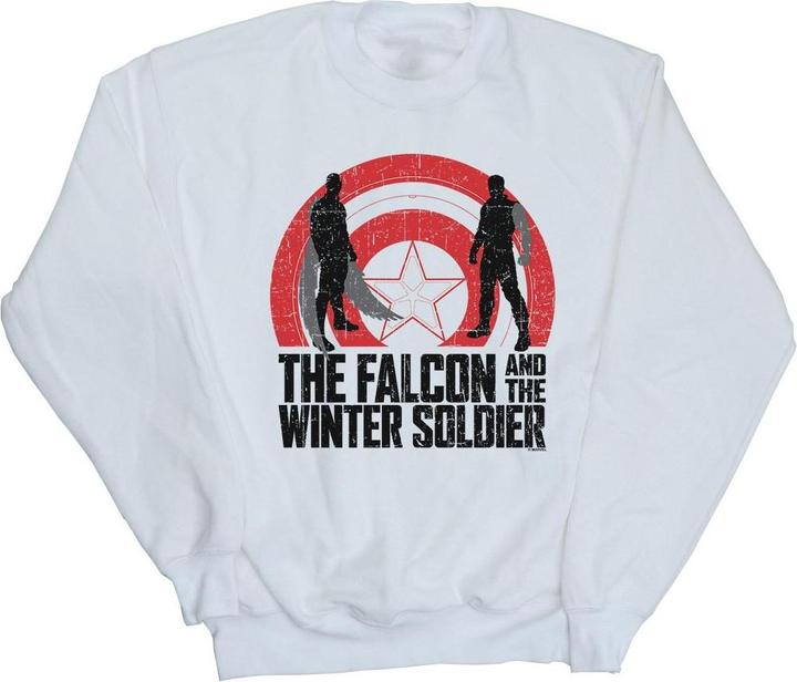 Produktbild The Falcon And The Winter Soldier Shield Silhouettes Sweatshirt (M)