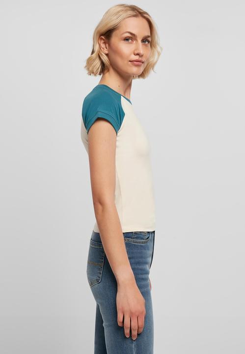 Produktbild Urban Classics Ladies Organic Stretch Short Retro Baseball Tee (M)