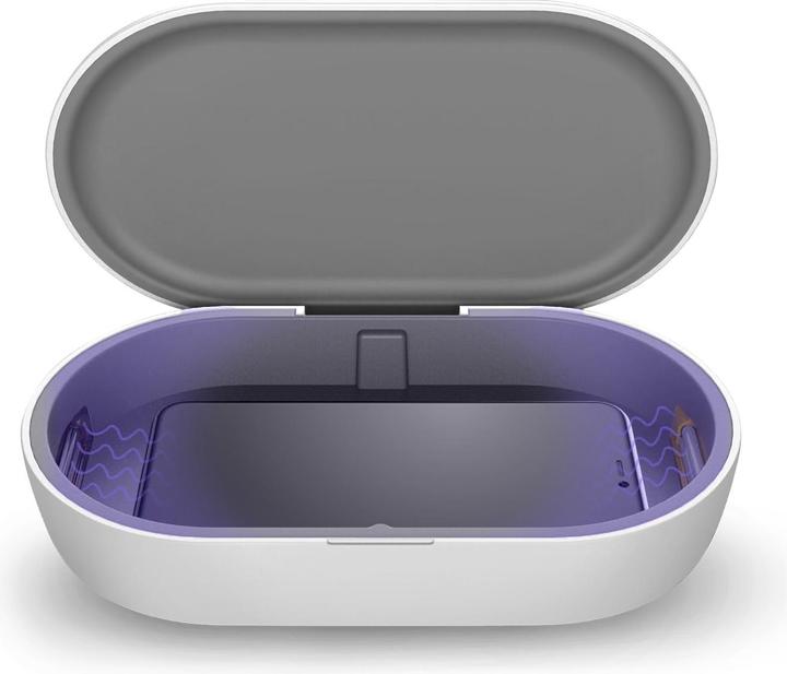 Immagine prodotto SBS UV Disinfection Box & Wireless Charger/Inductive Charging Station 10W, bianco