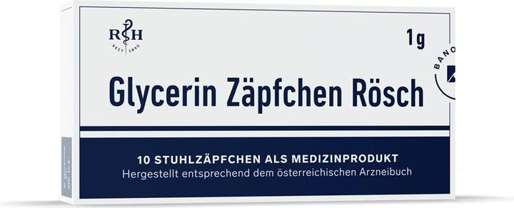 Rösch & Handel Glycerinzäpfchen 1 g 10 Stk (10 Stück)