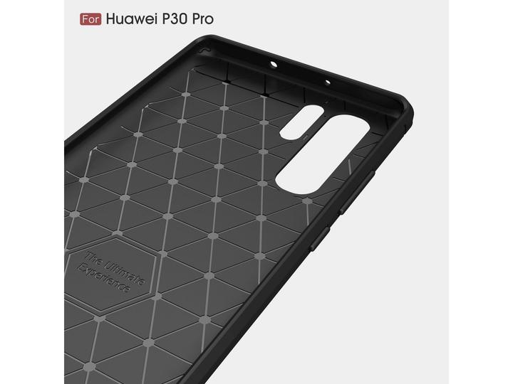 Produktbild Screenguard Huawei P30 Pro Hülle Carbon Brushed Soft TPU (Huawei P30 Pro)