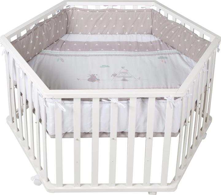 Roba Playpen (106 cm, 121 cm, Poplar)
