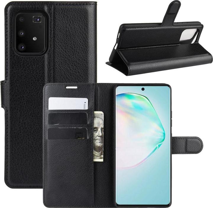 Produktbild Cover-Discount Galaxy S10 Lite - Leder Etui Hülle schwarz (Samsung Galaxy S10 Lite)
