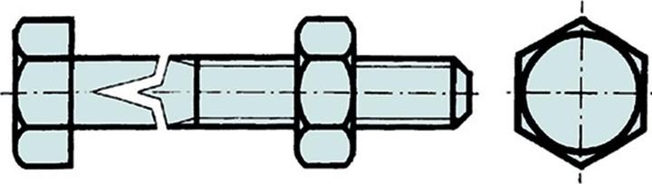 Immagine prodotto Werkstarck Bulloni p.carpente. M12x360mm acciaio zi (1 Viti per pezzo)