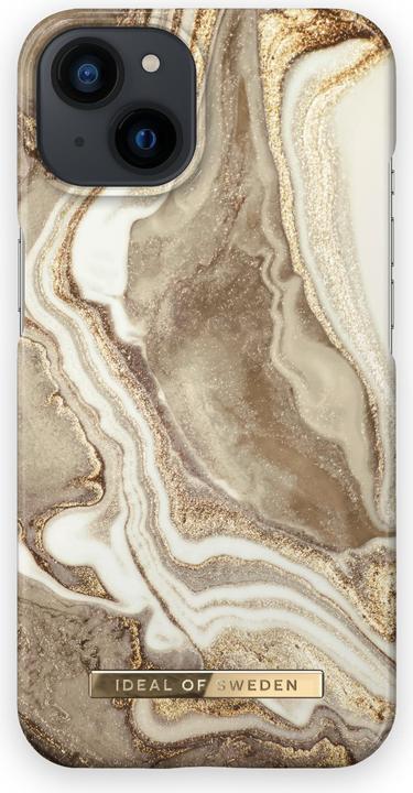 Actual product image iDeal Of Sweden Designer Hard Cover Golden Sand Marble (Apple iPhone 13)