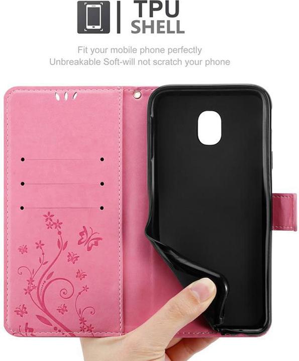 Image du produit Cadorabo Couverture du livre de fleurs (Samsung Galaxy J3 2017 (version US))