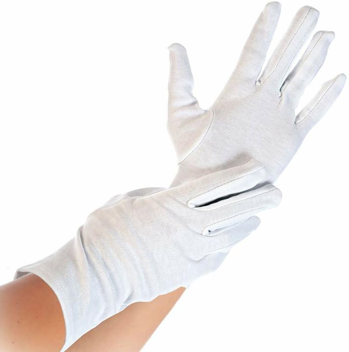 Actual product image franz mensch unisex work gloves white size L 12 pair (L)