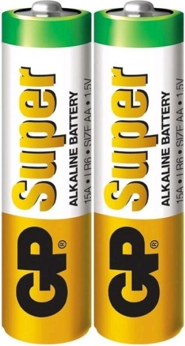 Produktbild GP Batteries Super Alkaline Batterie AA, 1.5V, 2stk (2 Stk., AA)