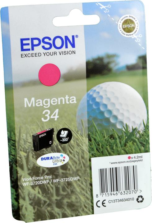 Actual product image Epson 34 DuraBrite Ultra (M)