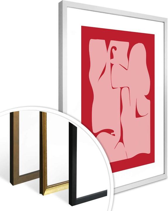 Immagine prodotto Trenddeko Rosso astratto (24 x 30 cm)