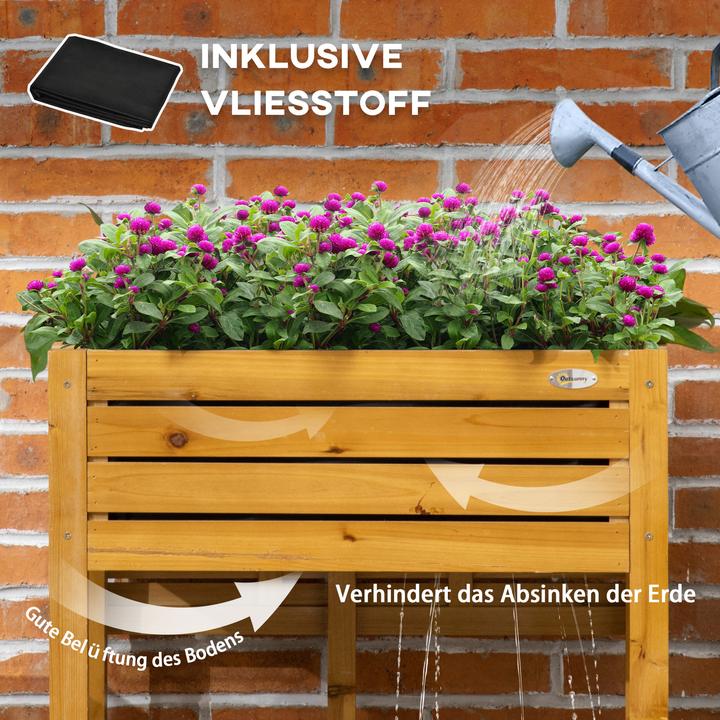 Actual product image Outsunny Raised bed with work surface