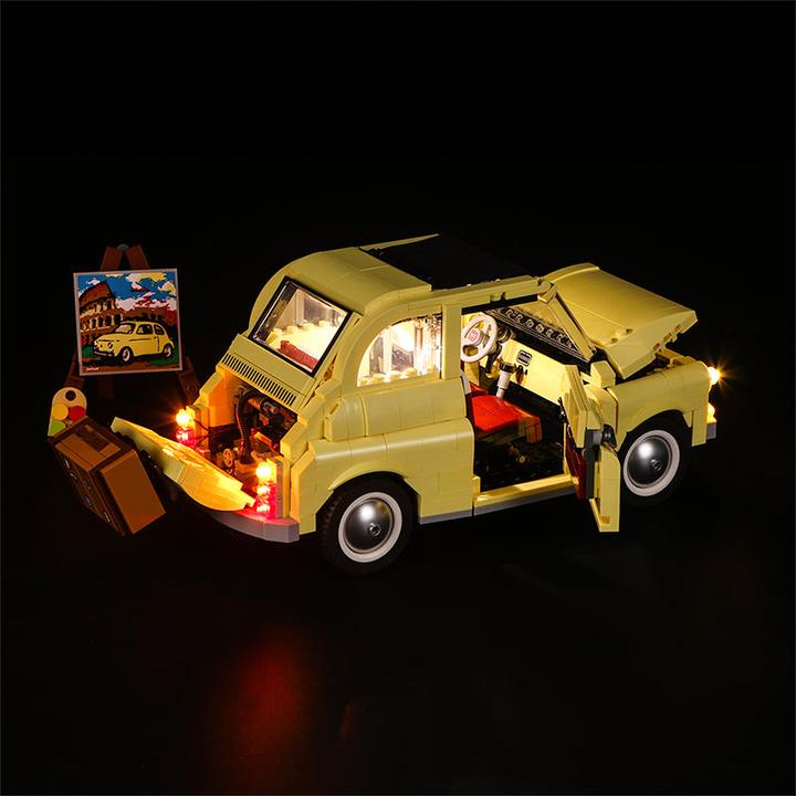 Image du produit BrickBling Kit d'éclairage à LED pour LEGO Fiat 500 (10271)