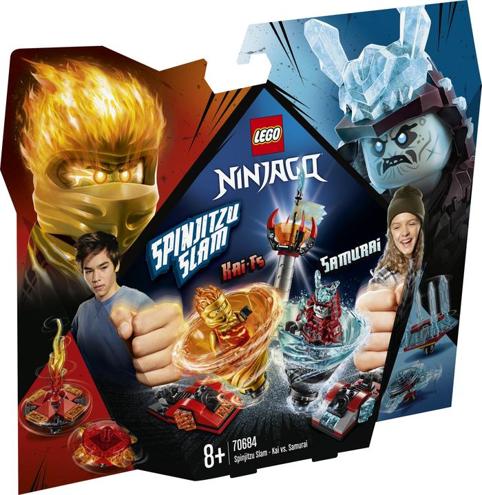 Actual product image LEGO Spinjitzu Slam Kai vs. ice samurai (70684, LEGO Ninjago)