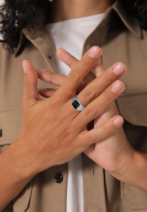 Immagine prodotto Kuzzoi Anello con sigillo (58, 925 Argento)