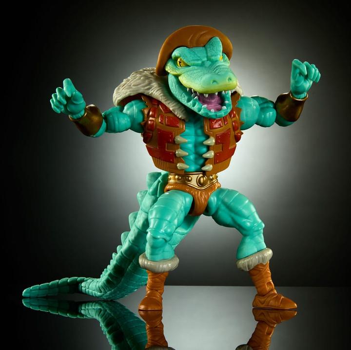 Produktbild Mattel MOTU x TMNT: Turtles of Grayskull Deluxe Actionfigur Leatherhead 14 cm
