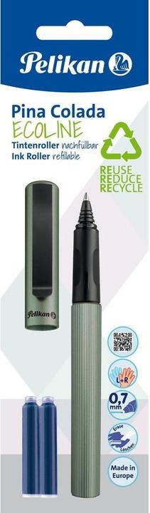 Immagine prodotto Pelikan Rollerball Pina Colada Ecoline 0,7 mm, verde oliva (Verde oliva, 1 x)