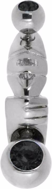 Bijouteria Intimpiercing (Chirurgenstahl 316L, Premium Kristall)