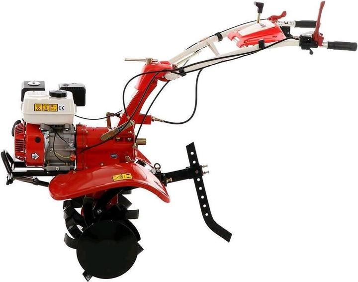 Actual product image GeoTech PGT 900 garden tiller with petrol engine 7 hp with pneumatic wheels