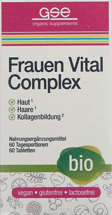 Produktbild GSE Frauen Vital Complex Bio Tabl (60 Stück, Tabletten, 123 g)