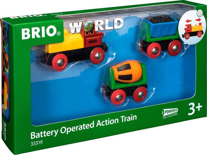 Actual product image Brio Train with battery locomotive