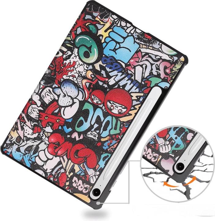 Actual product image Cover-Discount Galaxy Tab S9 FE - Tri-fold Smart Case Comics (Galaxy Tab S9 FE)